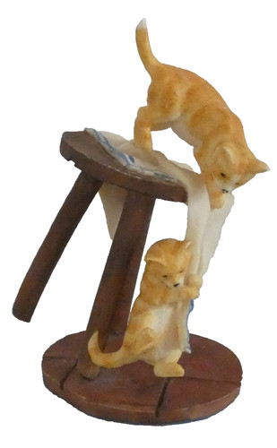Vintage ginger cats playing - vintage,