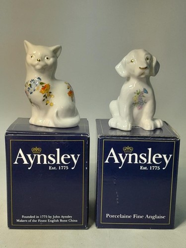 Aynsley puppy cat figurine - aynsley, &